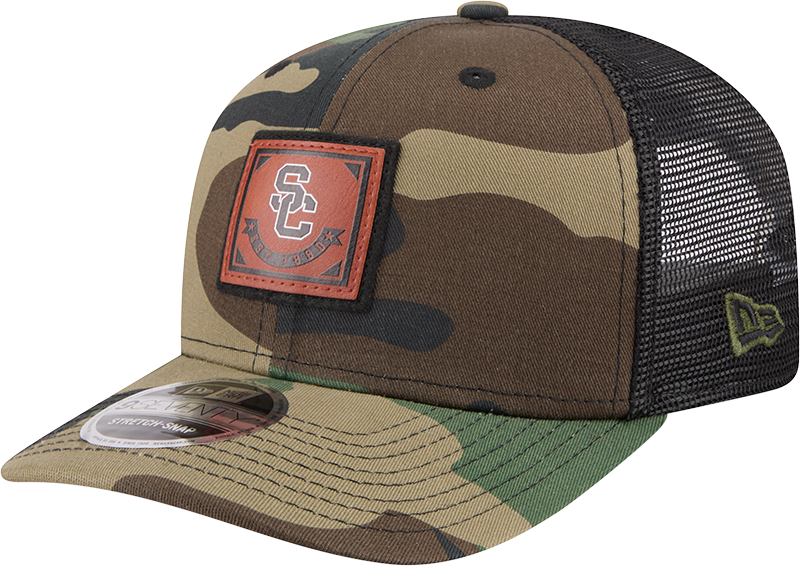 USC Trojans Camo Canvas 9SEVENTY Trucker Hat