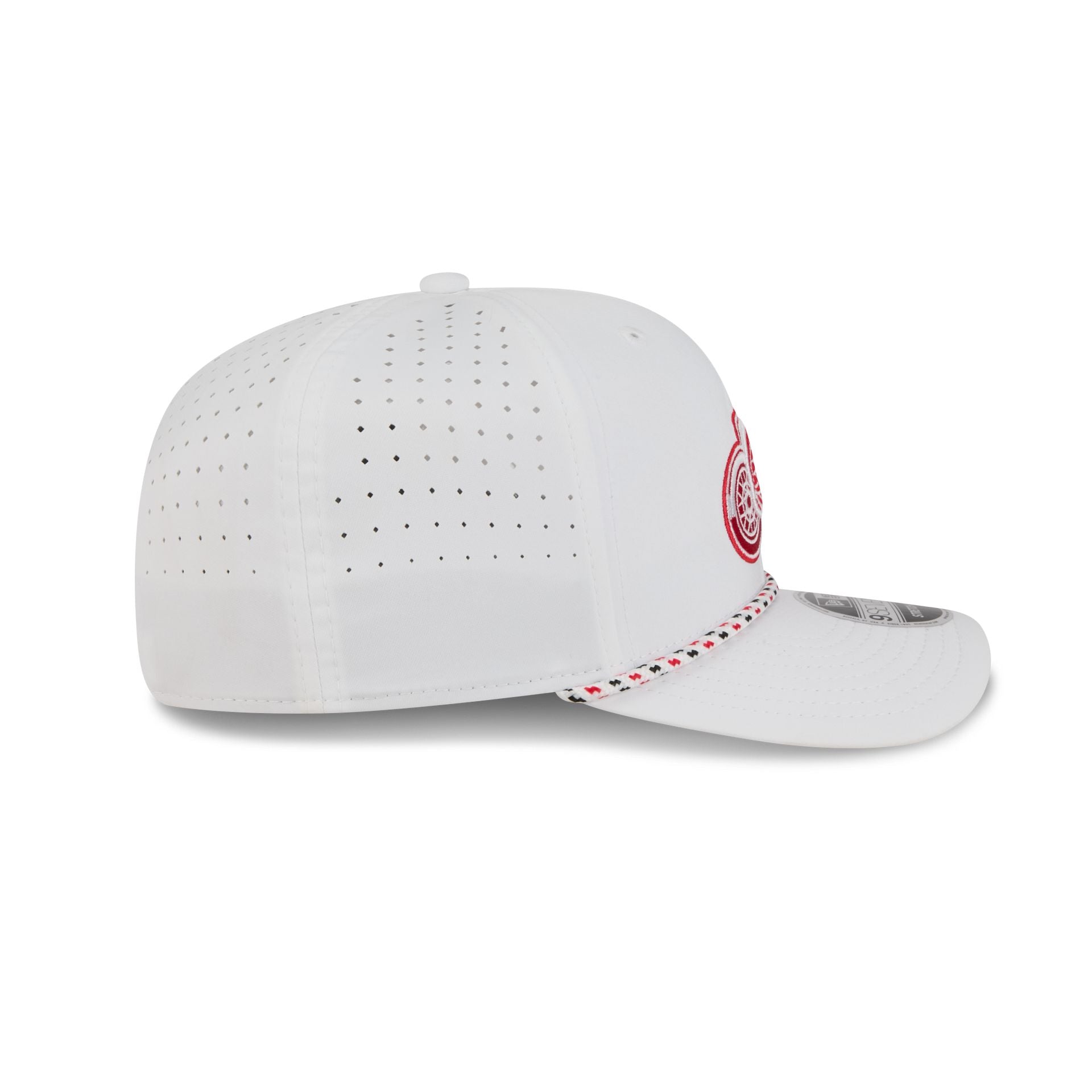 Detroit Red Wings Optic White Performance Rope 9SEVENTY Stretch-Snap Hat