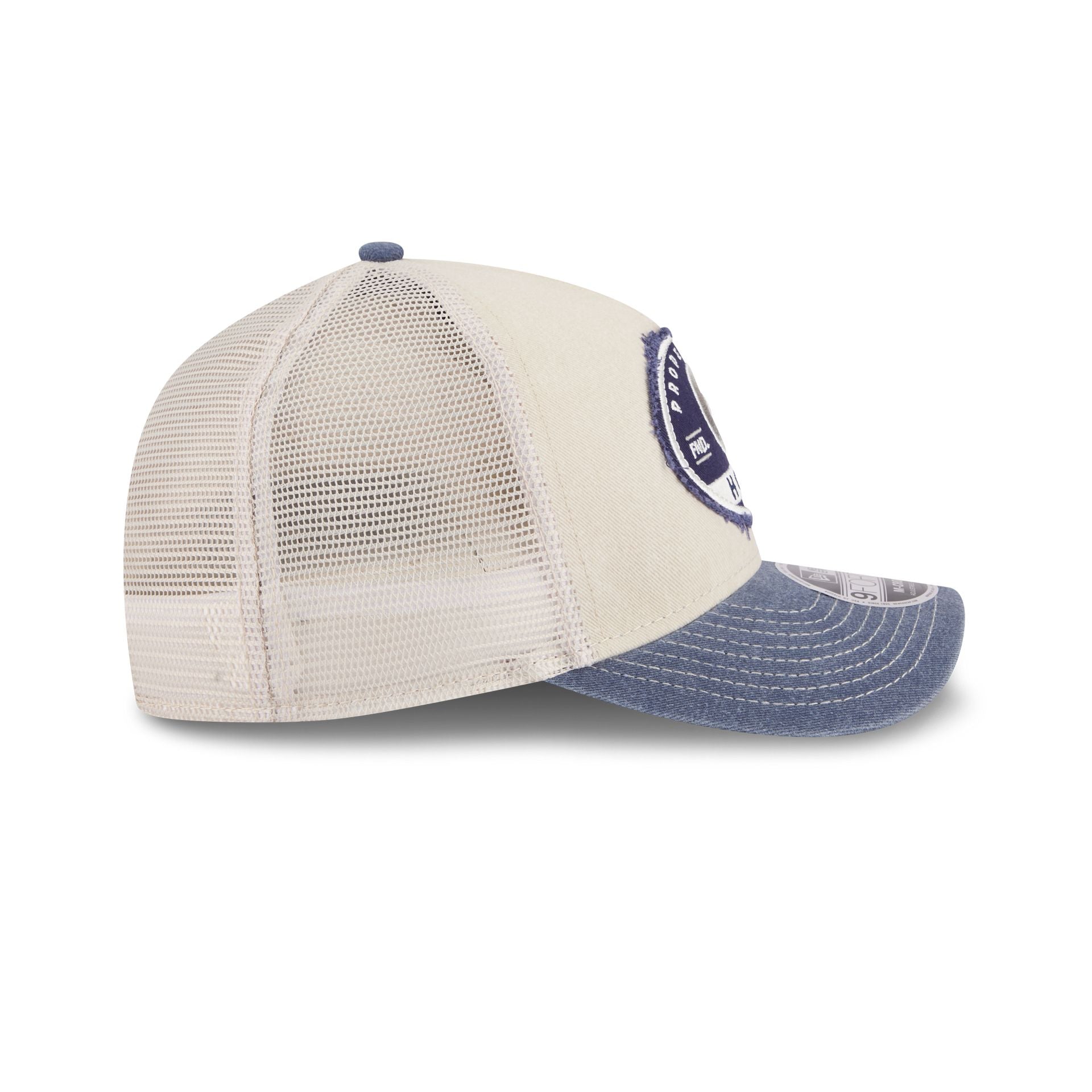 Georgetown Hoyas Frayed 9FORTY M-Crown A-Frame Trucker Hat