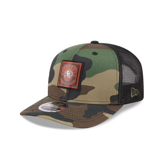 Colorado Buffaloes Camo Canvas 9SEVENTY Trucker Hat - New Era Cap