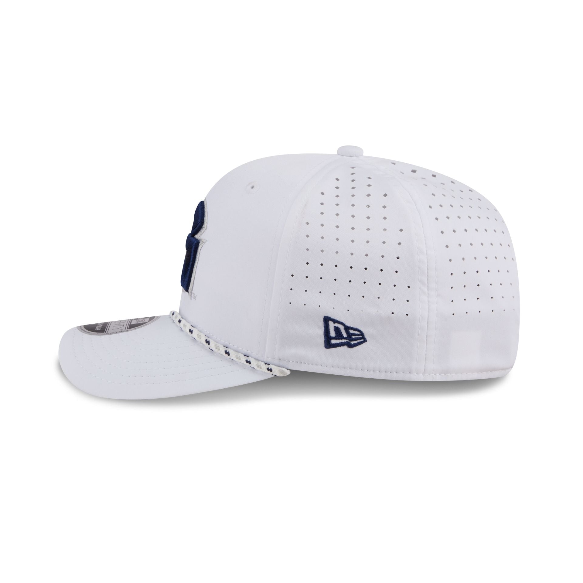 Georgetown Hoyas Optic White Performance Rope 9SEVENTY Stretch-Snap Hat