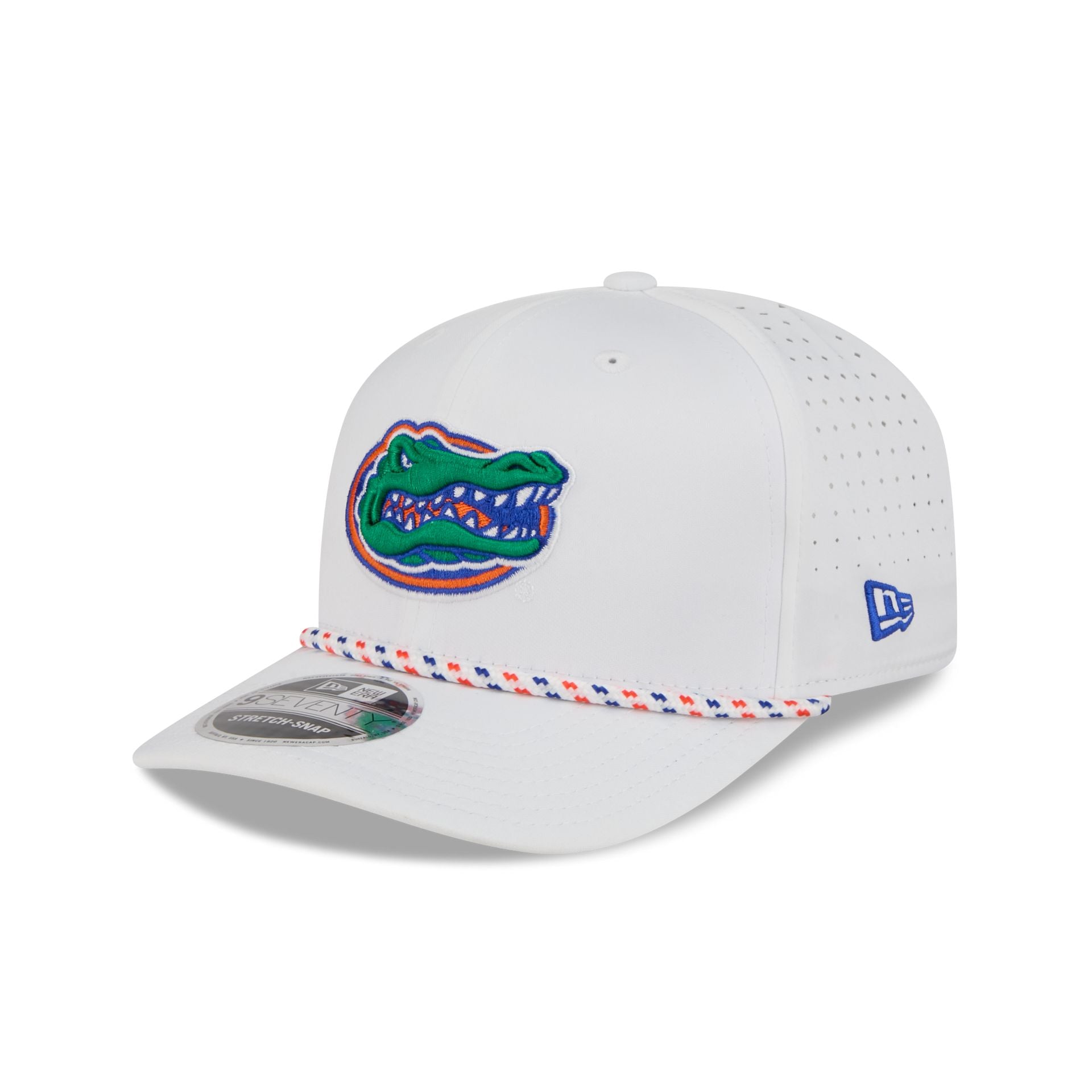Florida Gators Optic White Performance Rope 9SEVENTY Stretch-Snap Hat
