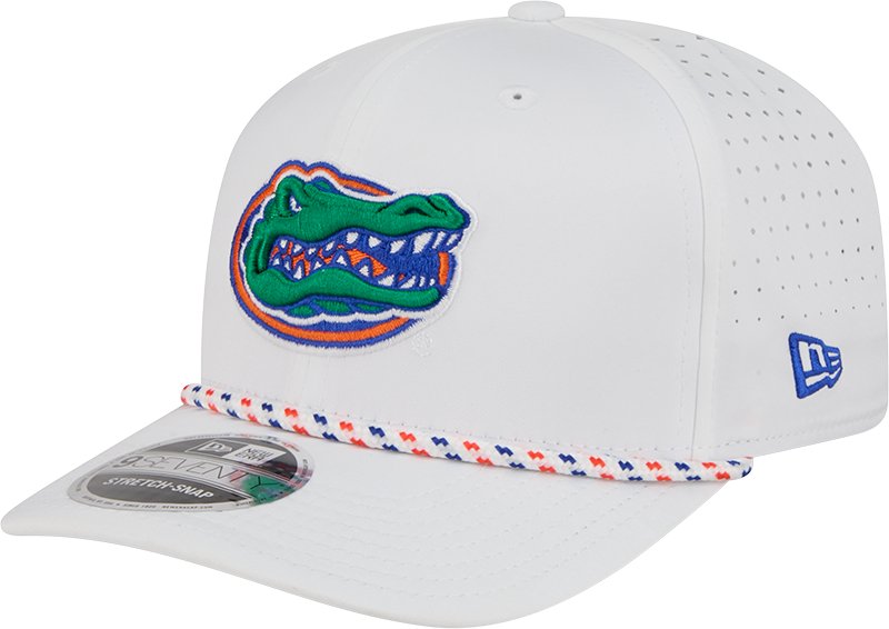 Florida Gators Optic White Performance Rope 9SEVENTY Stretch-Snap Hat