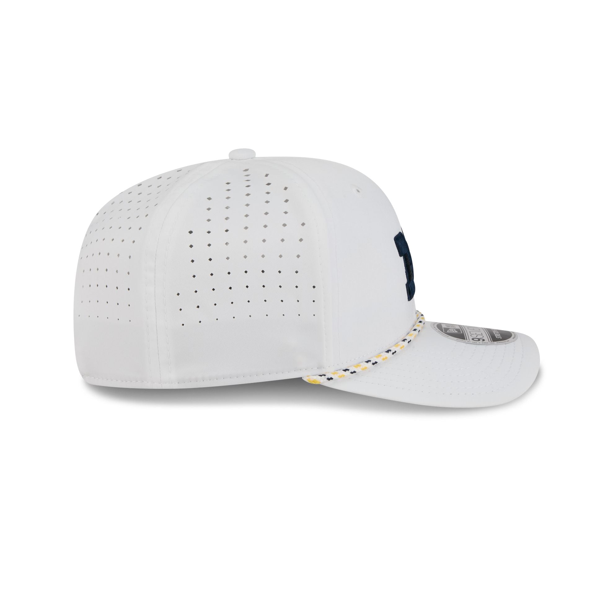 Michigan Wolverines Optic White Performance Rope 9SEVENTY Stretch-Snap Hat