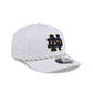 Notre Dame Fighting Irish Optic White Performance Rope 9SEVENTY Stretch-Snap Hat