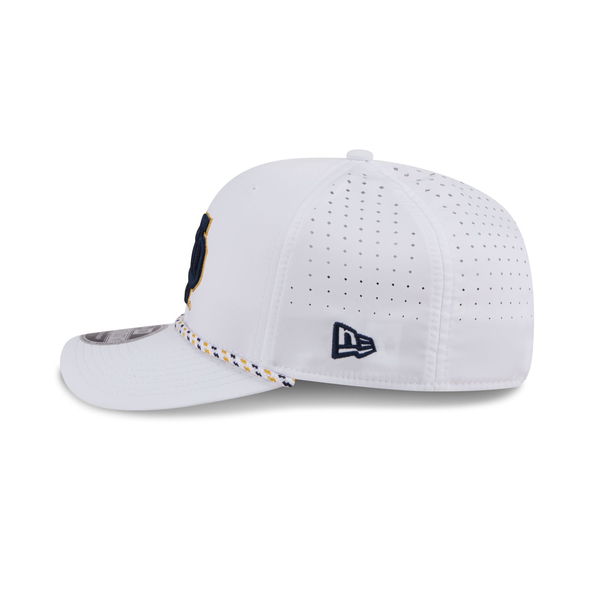 Notre Dame Fighting Irish Optic White Performance Rope 9SEVENTY Stretch-Snap Hat