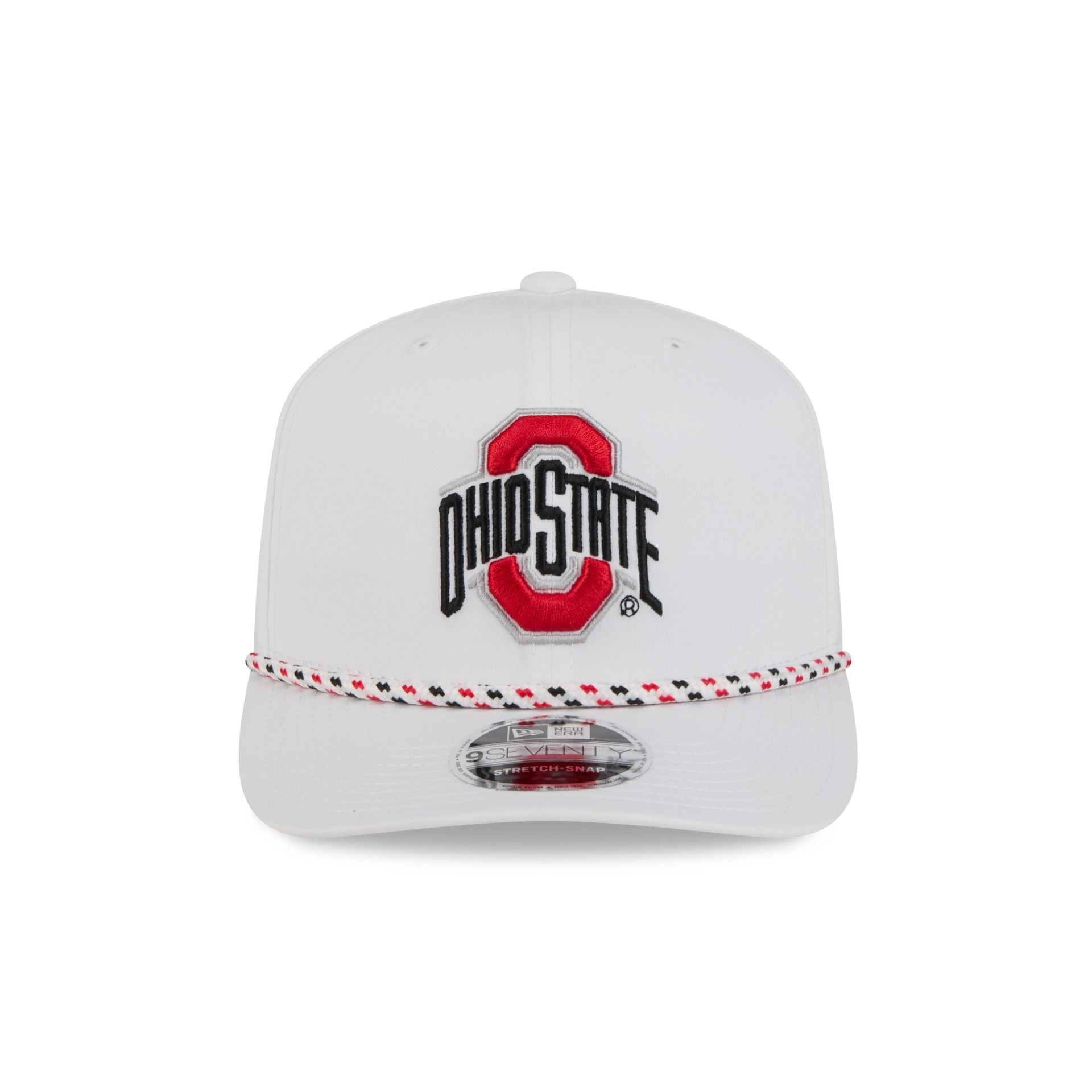 Ohio State Buckeyes Optic White Performance Rope 9SEVENTY Stretch-Snap Hat