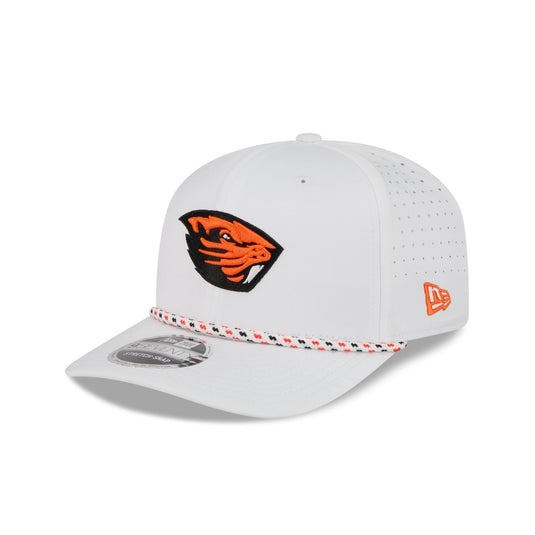 Oregon State Beavers Optic White Performance Rope 9SEVENTY Stretch-Snap Hat - New Era Cap