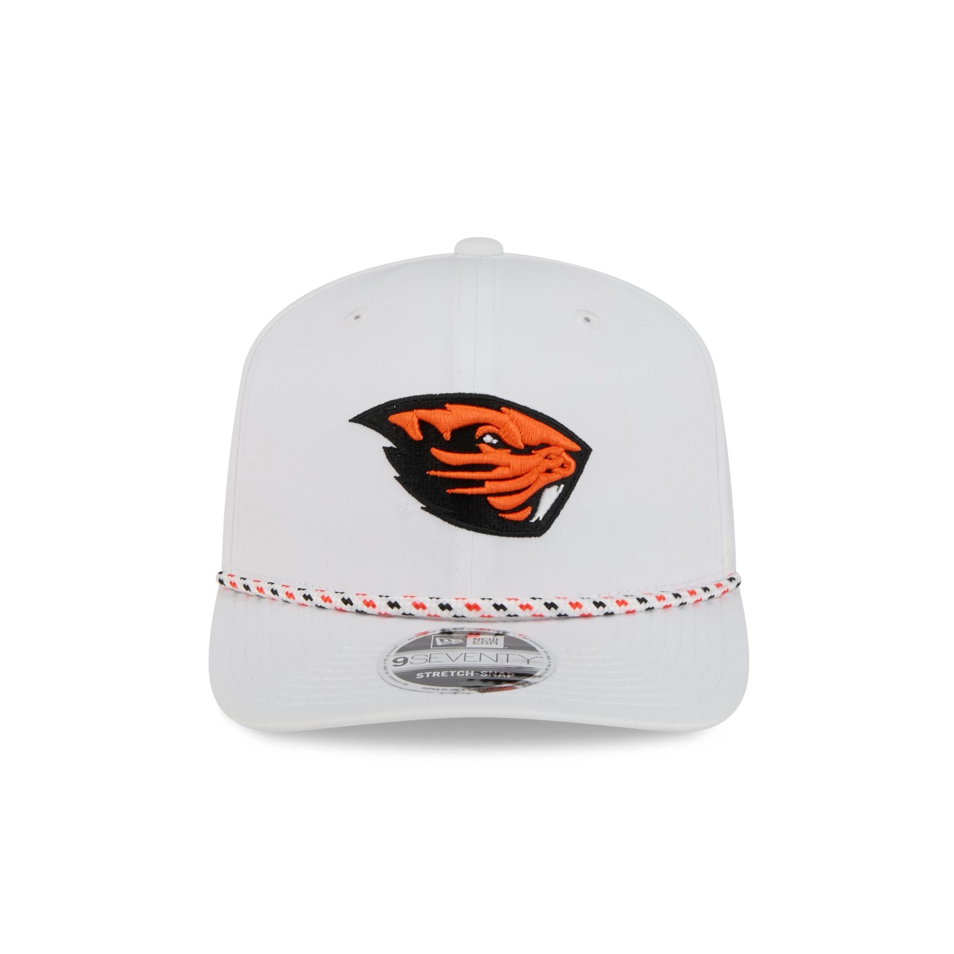 Oregon State Beavers Optic White Performance Rope 9SEVENTY Stretch-Snap Hat