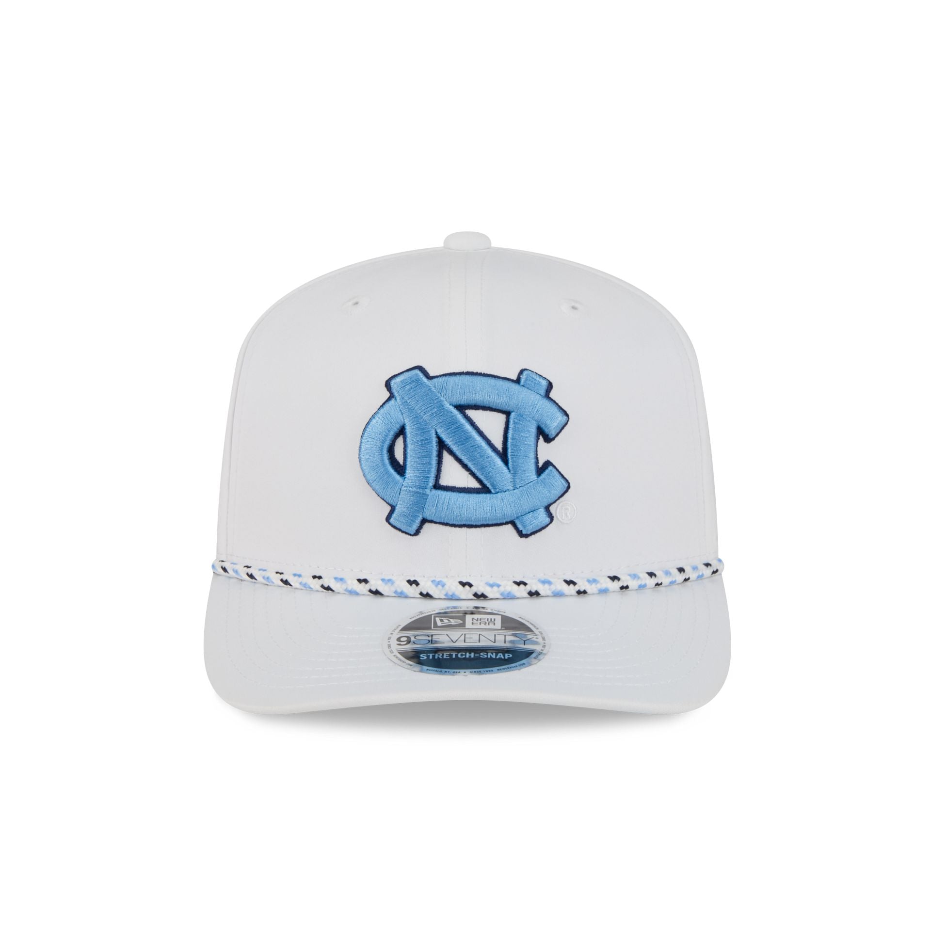North Carolina Tar Heels Optic White Performance Rope 9SEVENTY Stretch-Snap Hat