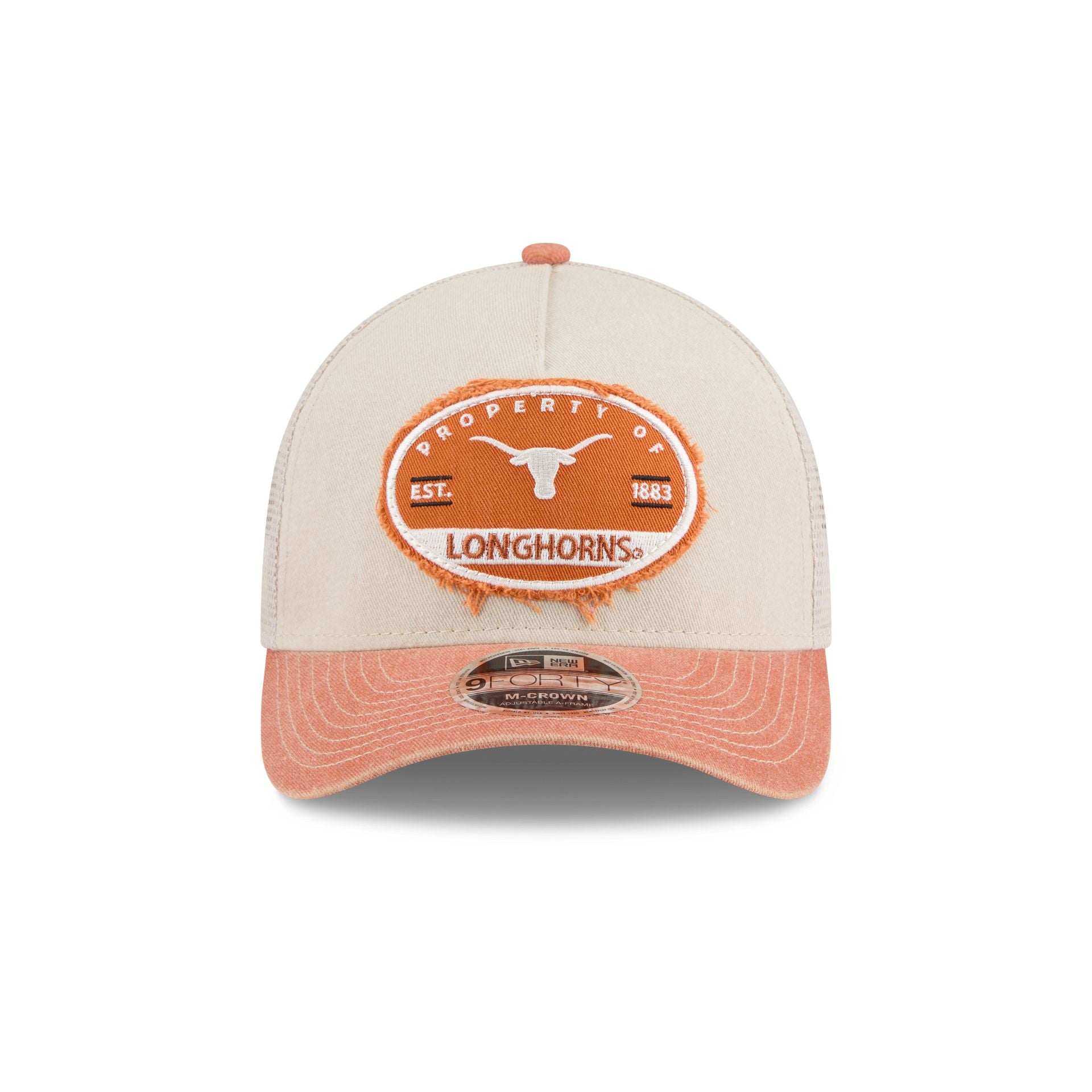 Texas Longhorns Frayed 9FORTY M-Crown A-Frame Trucker Hat