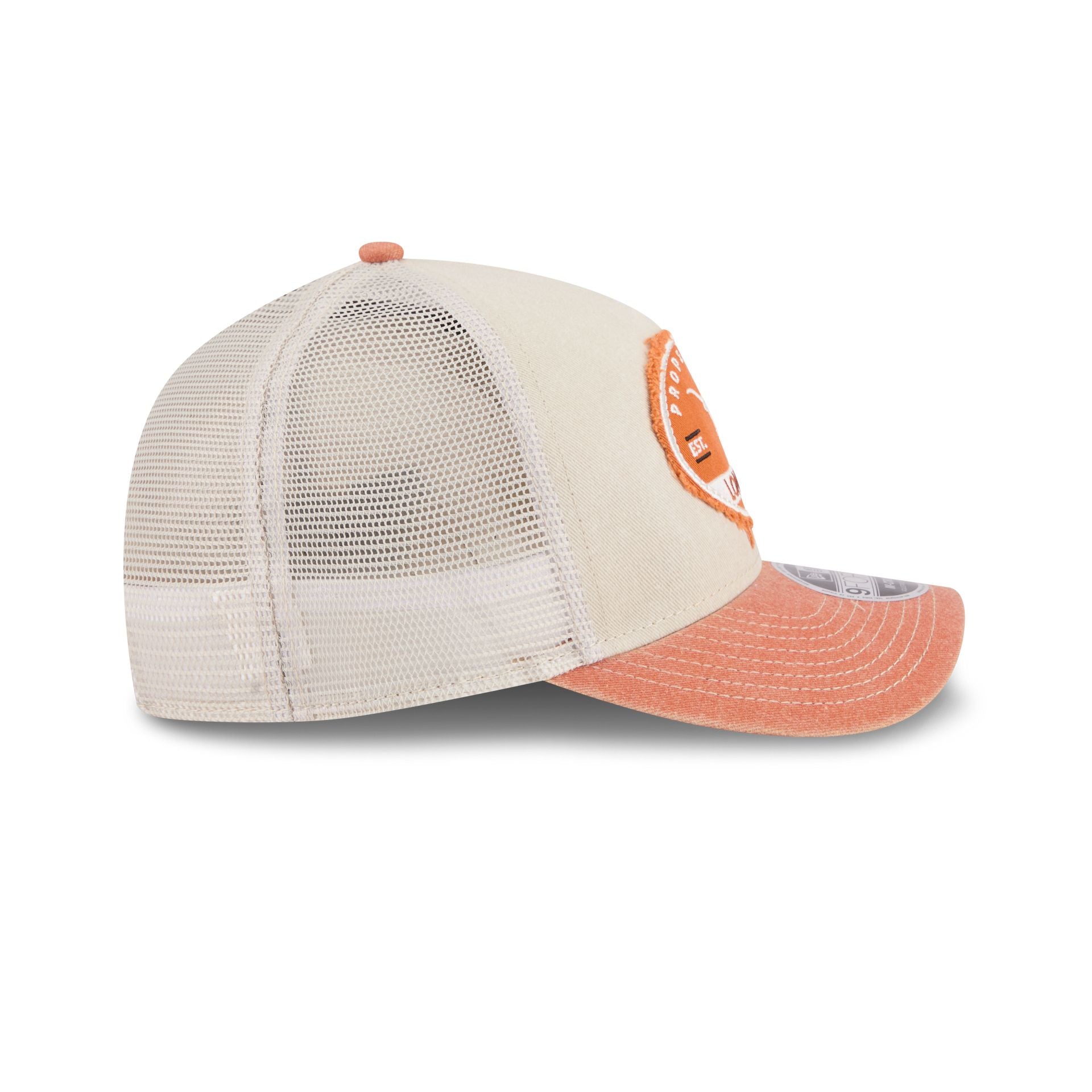 Texas Longhorns Frayed 9FORTY M-Crown A-Frame Trucker Hat