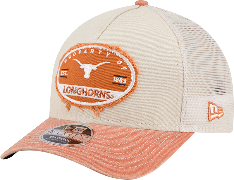 Texas Longhorns Frayed 9FORTY M-Crown A-Frame Trucker Hat