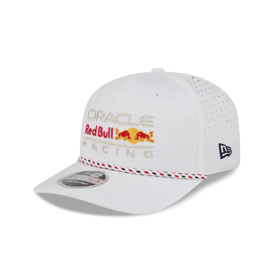 Oracle Red Bull Racing Optic White Performance Rope 9SEVENTY Stretch-Snap Hat - New Era Cap
