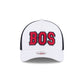 Boston Red Sox Optic White Felt Logo Women's 9FORTY M-Crown A-Frame Trucker Hat