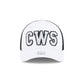 Chicago White Sox Optic White Felt Logo Women's 9FORTY M-Crown A-Frame Trucker Hat