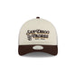 San Diego Padres Retro Chrome Women's White 9FORTY M-Crown A-Frame Trucker Hat