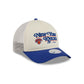 New York Knicks Retro Chrome Women's White 9FORTY M-Crown A-Frame Trucker Hat