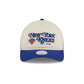 New York Knicks Retro Chrome Women's White 9FORTY M-Crown A-Frame Trucker Hat