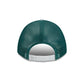 Philadelphia Eagles Optic White Felt Logo Women's 9FORTY M-Crown A-Frame Trucker Hat