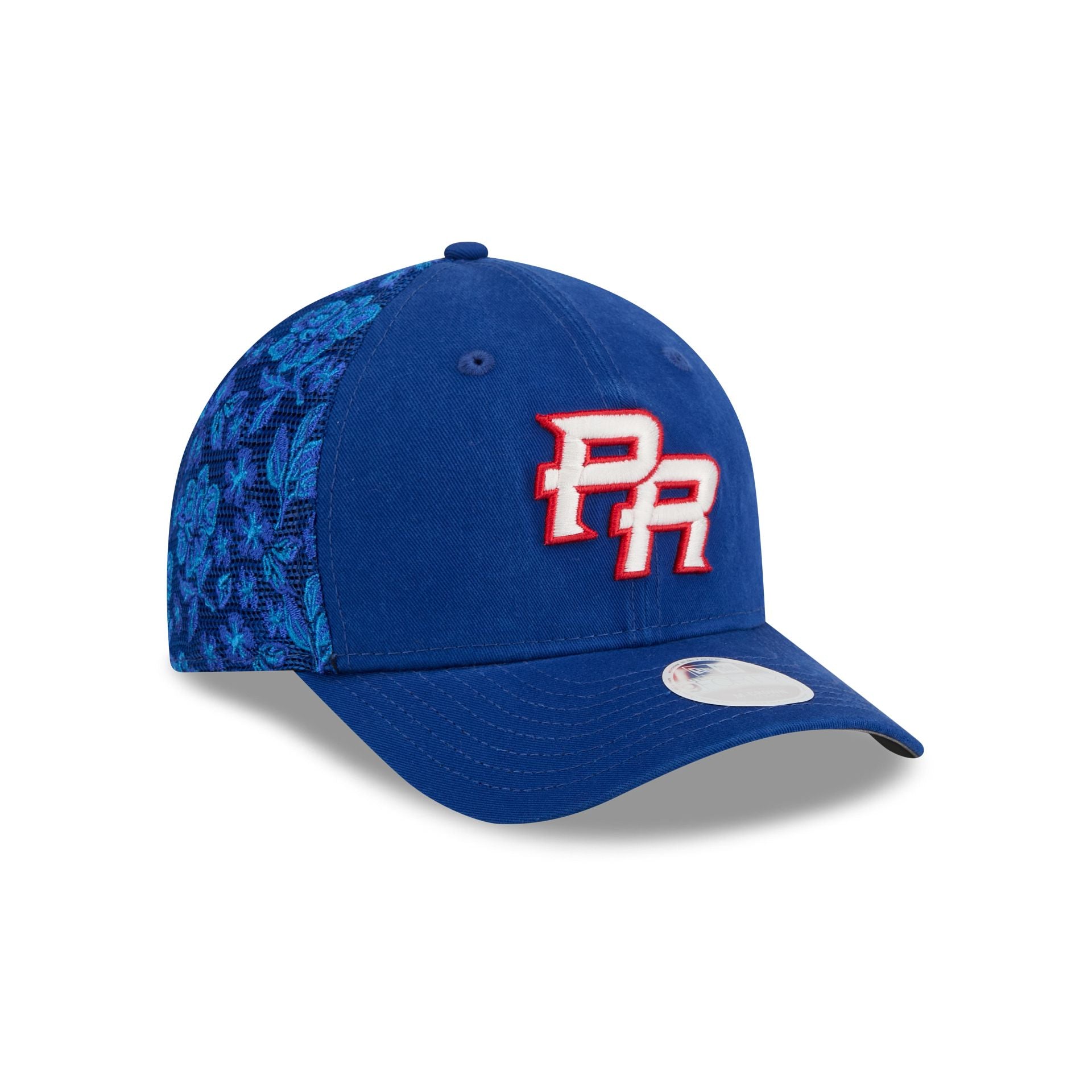 Puerto Rico Floral Mesh Women's 9FORTY M-Crown Trucker Hat