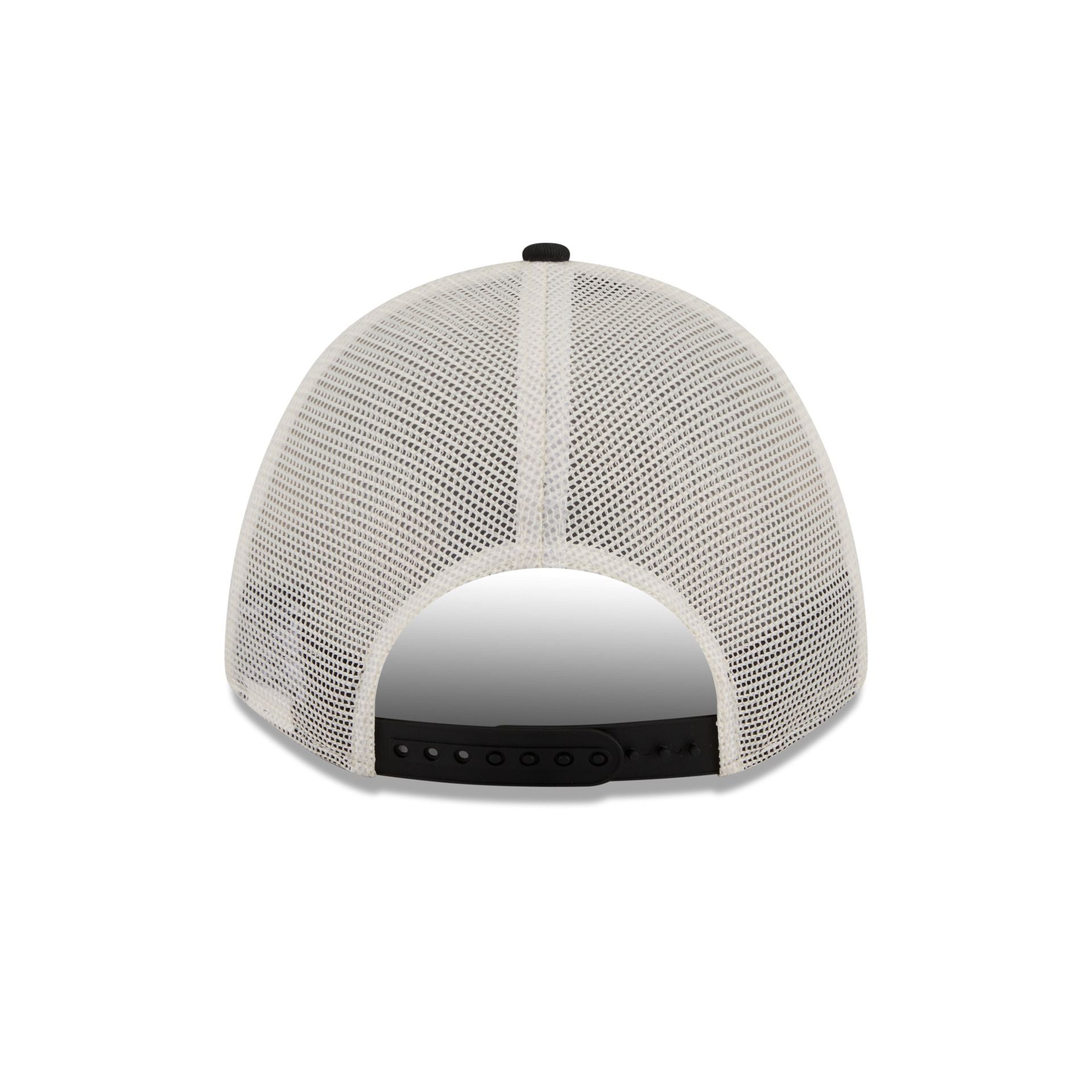 Las Vegas Raiders Retro Chrome Women's White 9FORTY M-Crown A-Frame Trucker Hat