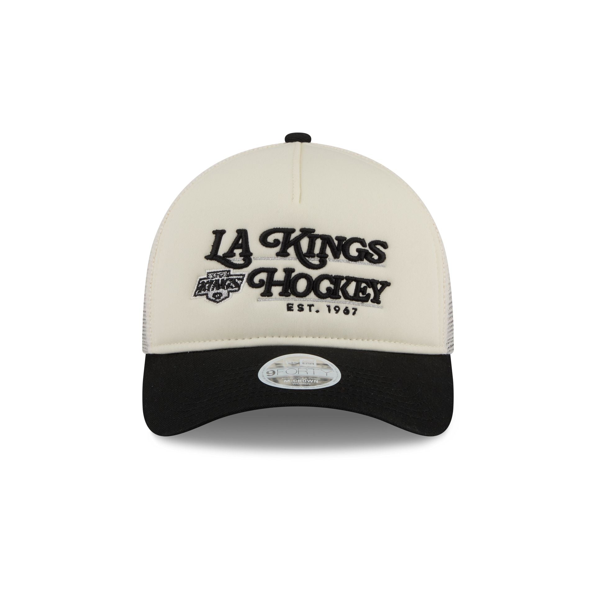 Los Angeles Kings Retro Chrome Women's White 9FORTY M-Crown A-Frame Trucker Hat