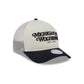 Michigan Wolverines Retro Chrome Women's White 9FORTY M-Crown A-Frame Trucker Hat