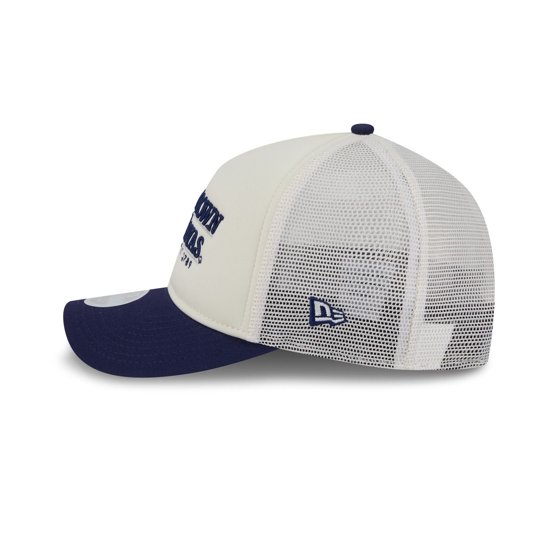 Georgetown Hoyas Retro Chrome Women's White 9FORTY M-Crown A-Frame Trucker Hat