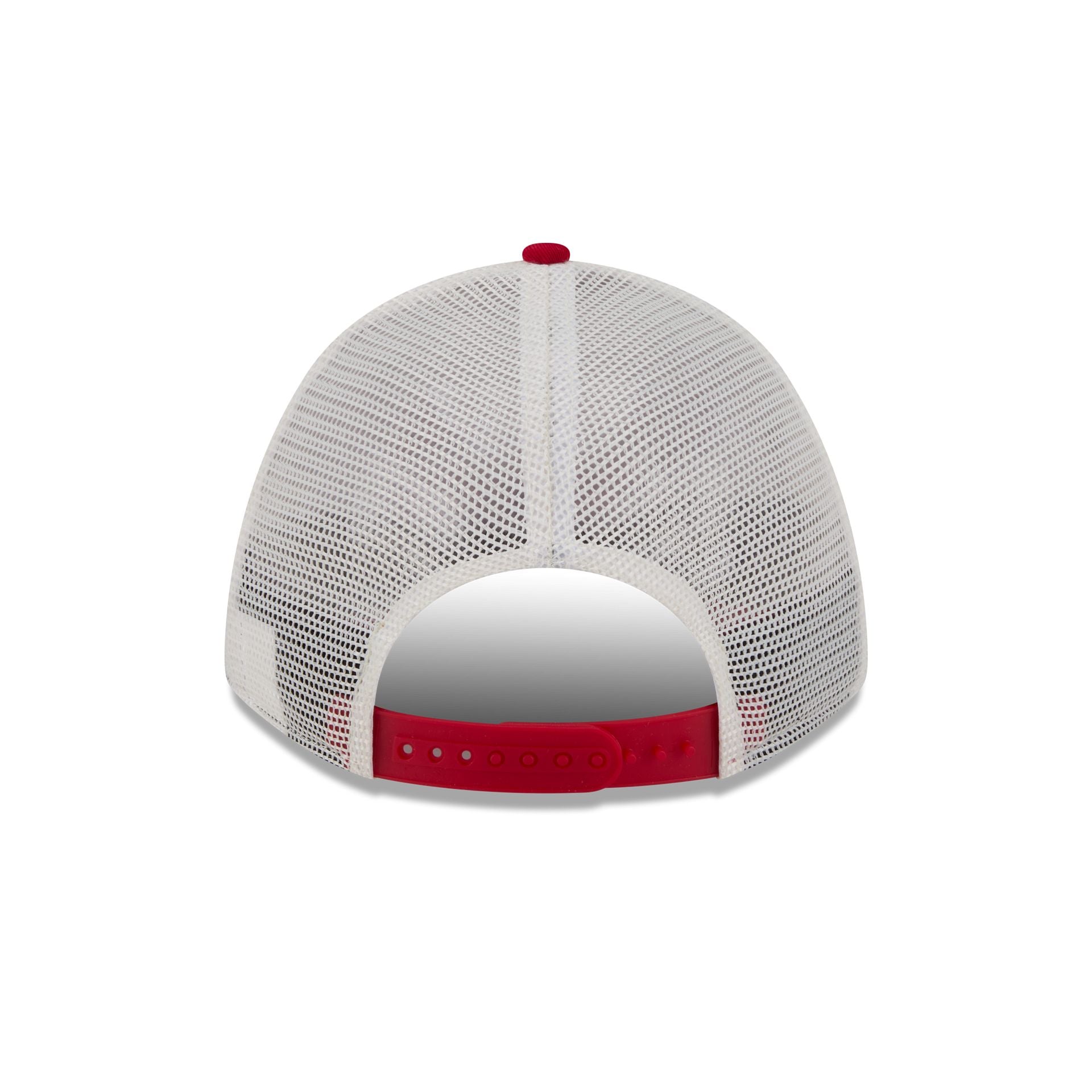 Ohio State Buckeyes Retro Chrome Women's White 9FORTY M-Crown A-Frame Trucker Hat