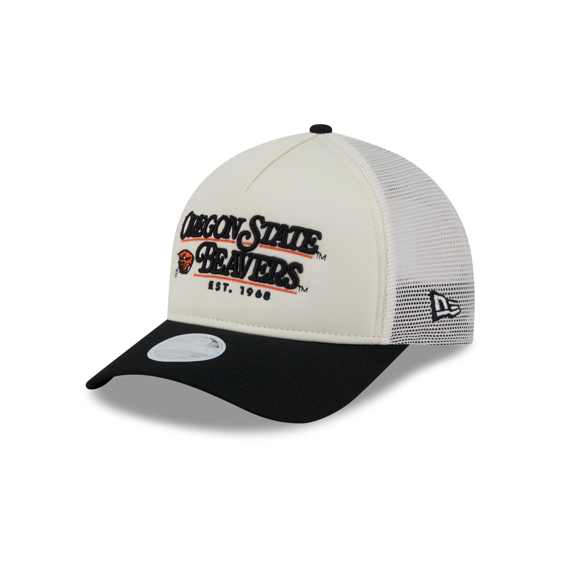 Fore Oregon Cap Oregon State Beavers Retro Chrome Women's White 9FORTY M-Crown A-Frame ...