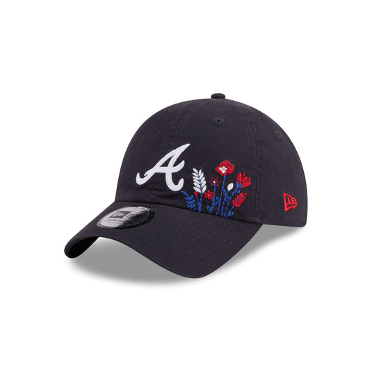 Atlanta Braves Wildflower Casual Classic Adjustable Hat - New Era Cap