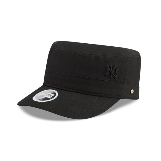 New York Yankees Women's Cadet Black Military Adjustable Hat - New Era Cap