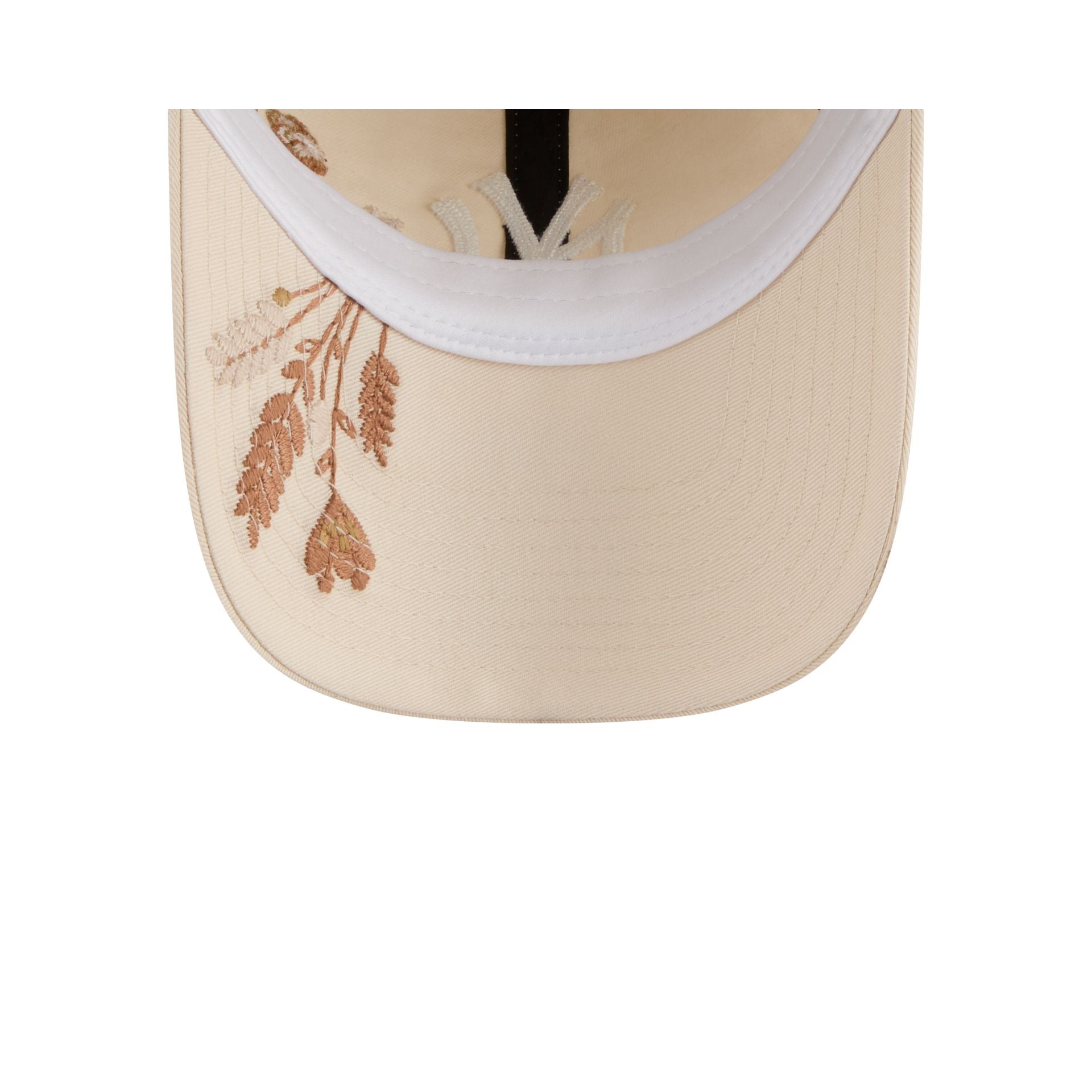 New York Yankees Wildflower Light Cream Casual Classic Adjustable Hat