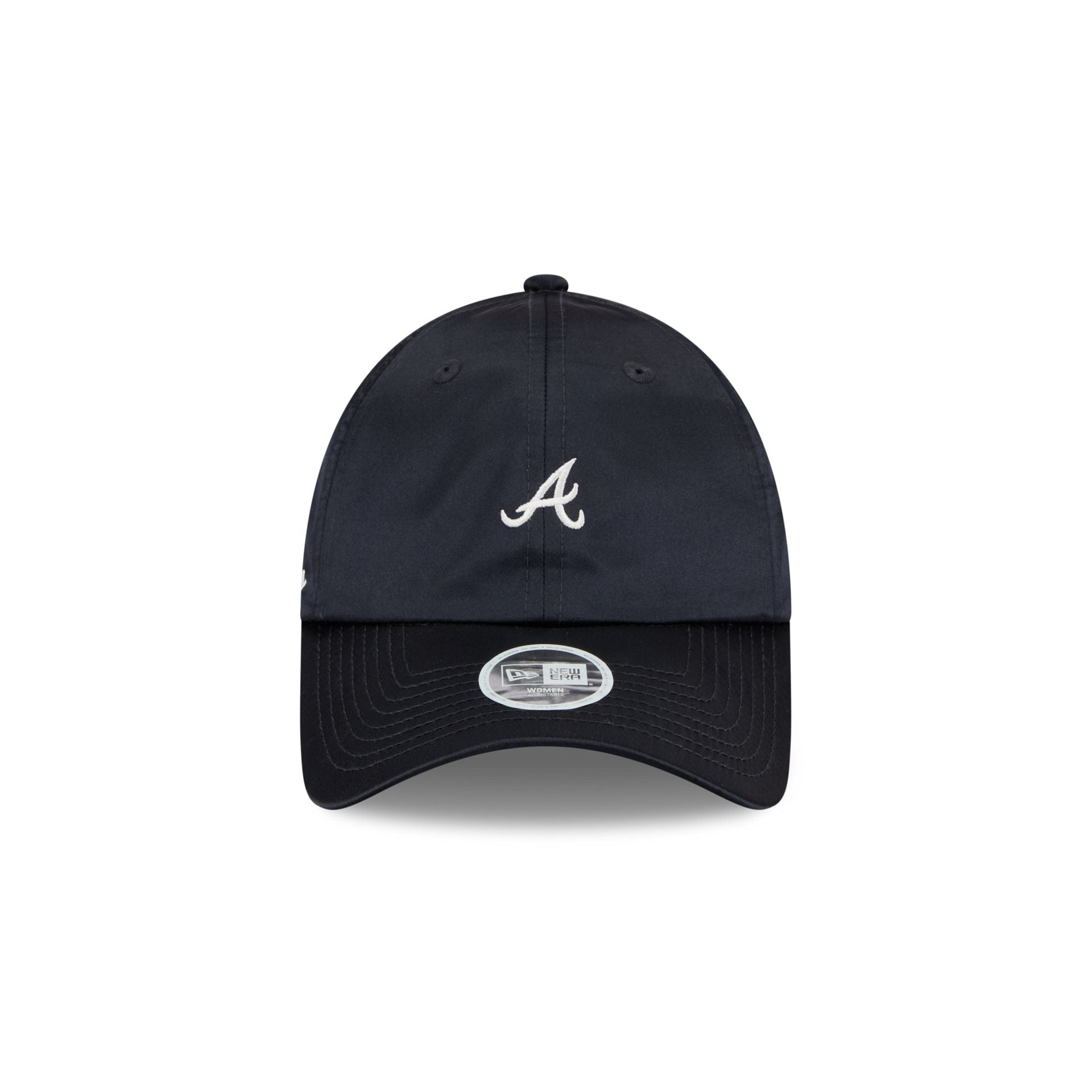 Atlanta Braves Satin Open Back Ponytail Adjustable Hat