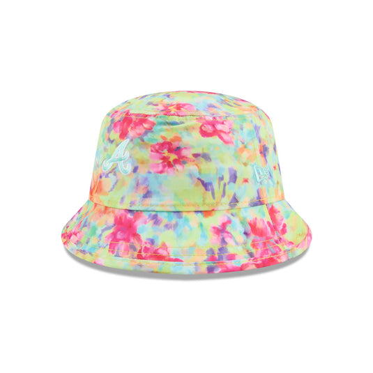 Atlanta Braves Print Bucket Hat - New Era Cap