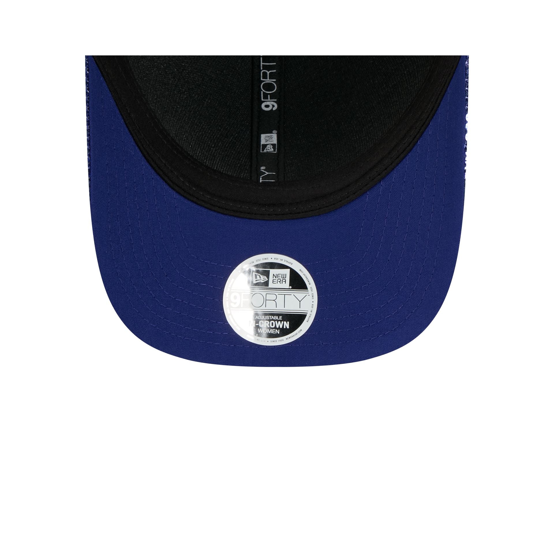 Los Angeles Dodgers Sequin Women's 9FORTY M-Crown Snapback Hat