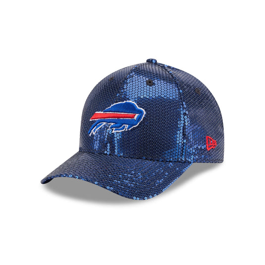 Buffalo Bills Sequin Women's 9FORTY M-Crown Snapback Hat - New Era Cap