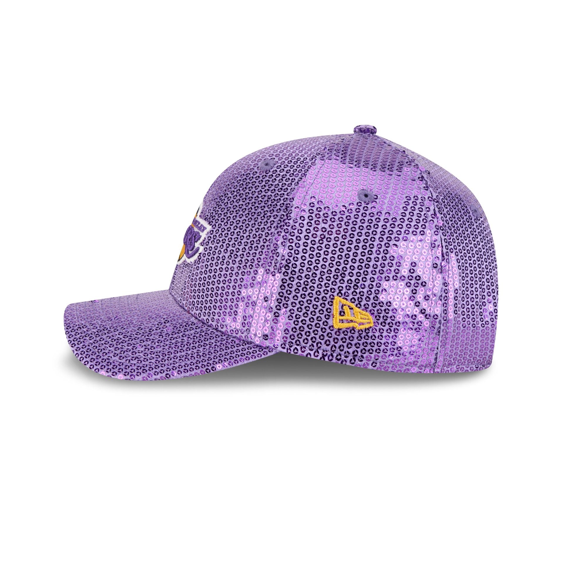 Los Angeles Lakers Sequin Women's 9FORTY M-Crown Snapback Hat