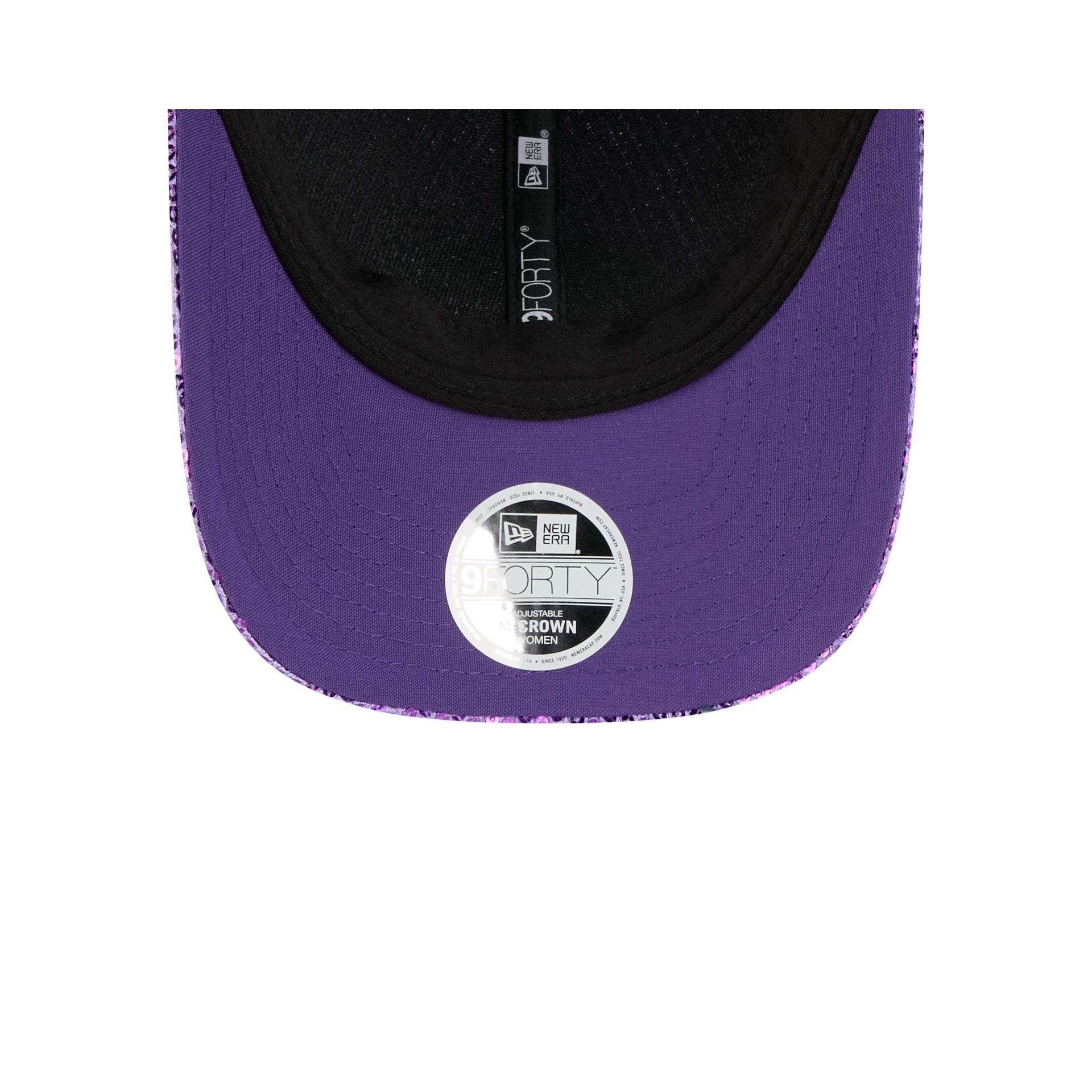 Los Angeles Lakers Sequin Women's 9FORTY M-Crown Snapback Hat