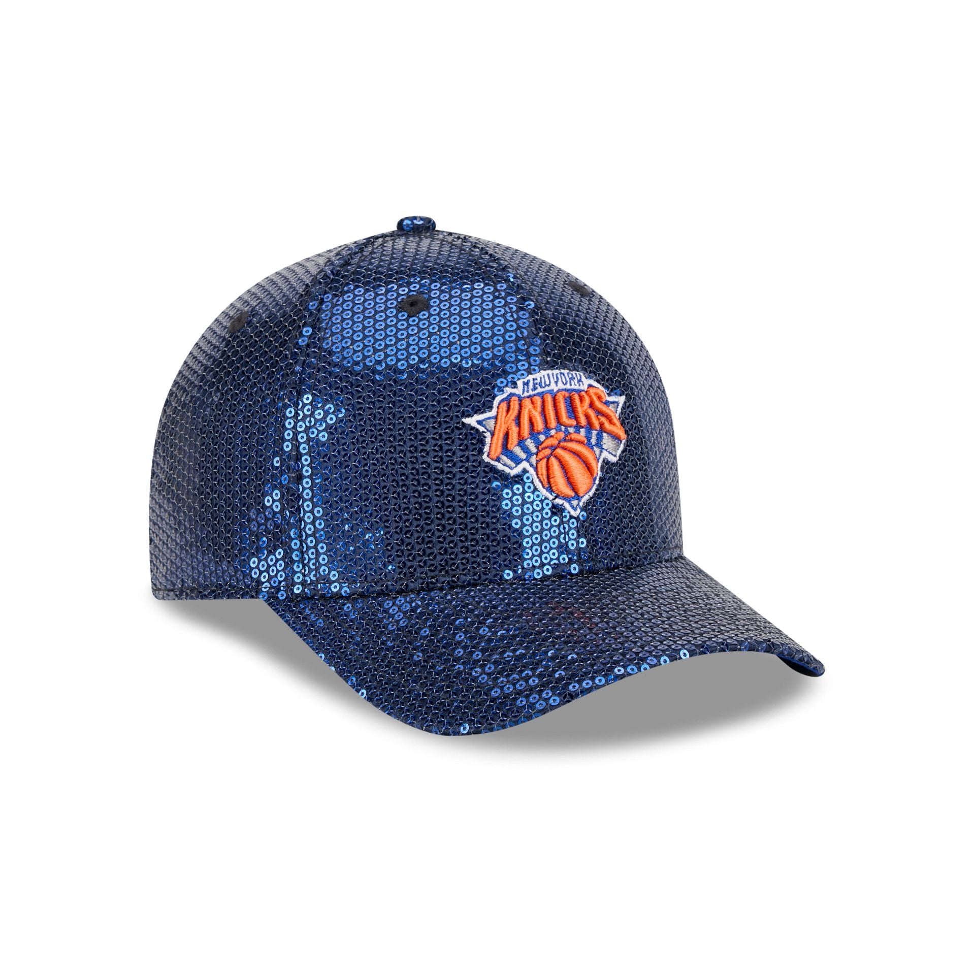 New York Knicks Sequin Women's 9FORTY M-Crown Snapback Hat