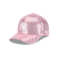 New York Yankees Sequin Pink Women's 9FORTY M-Crown Snapback Hat
