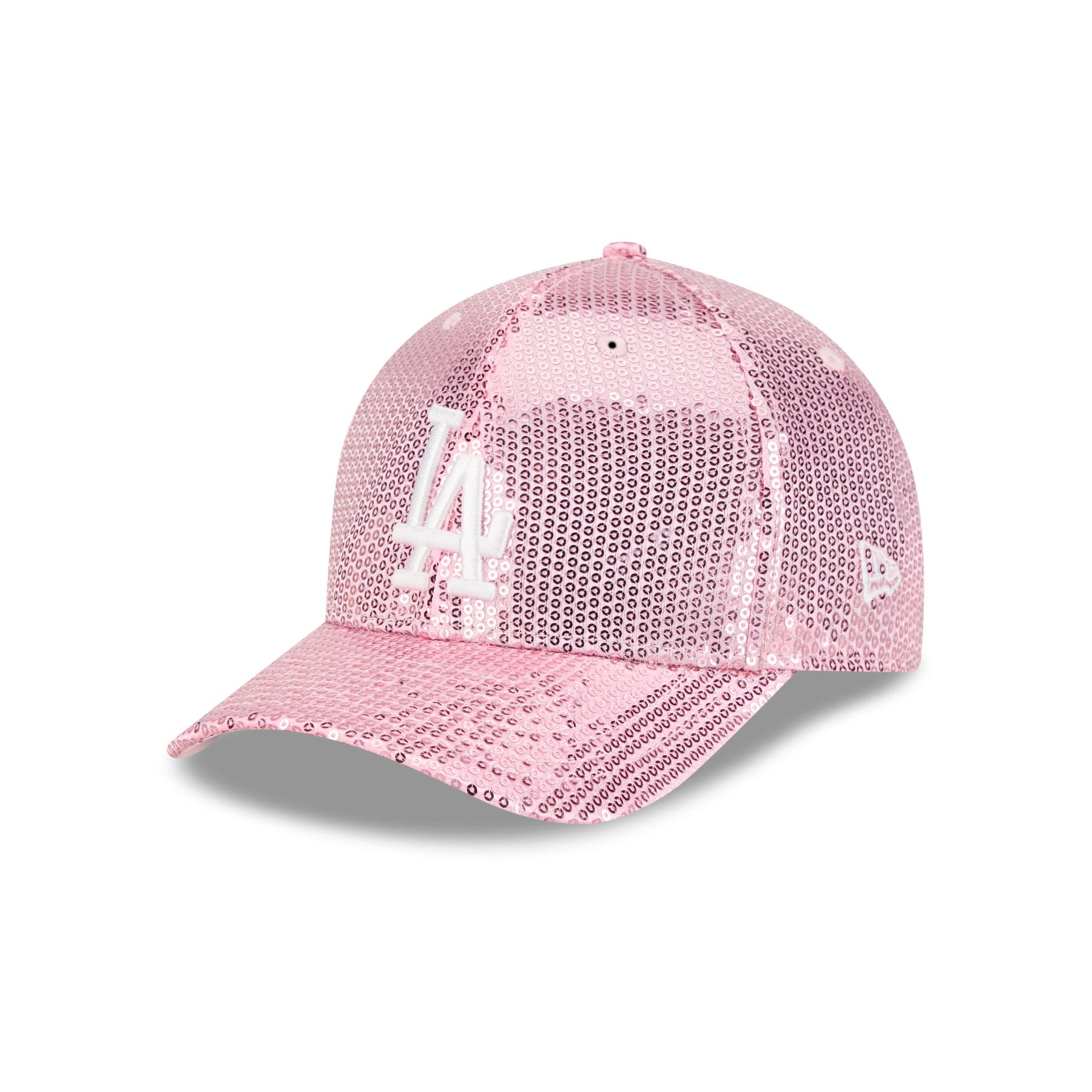 Los Angeles Dodgers Sequin Pink Women's 9FORTY M-Crown Snapback Hat