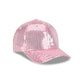 Los Angeles Dodgers Sequin Pink Women's 9FORTY M-Crown Snapback Hat
