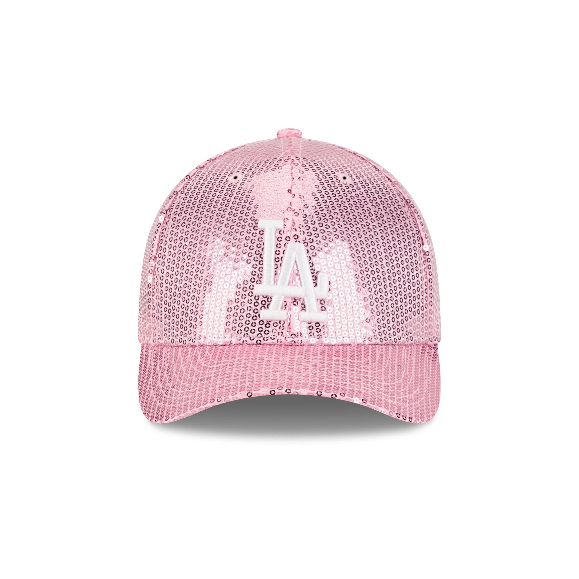 Los Angeles Dodgers Sequin Pink Women's 9FORTY M-Crown Snapback Hat