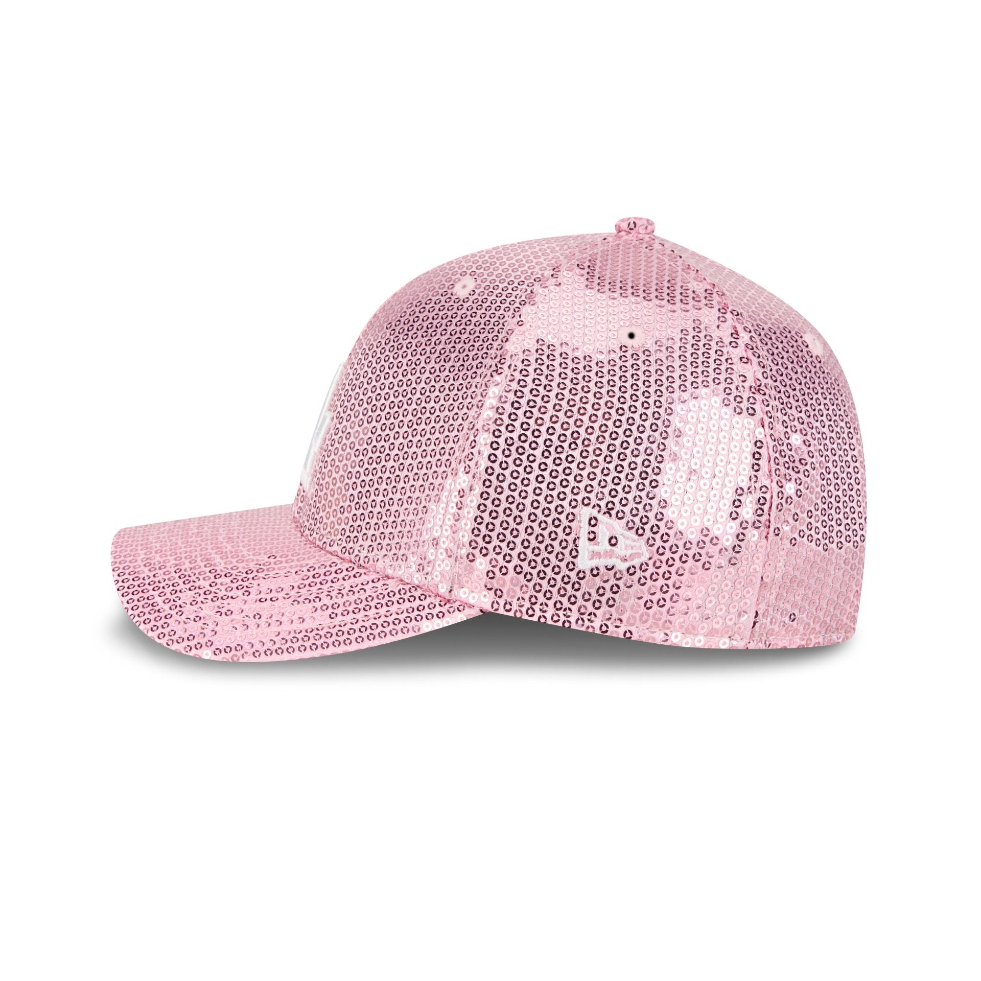 Los Angeles Dodgers Sequin Pink Women's 9FORTY M-Crown Snapback Hat