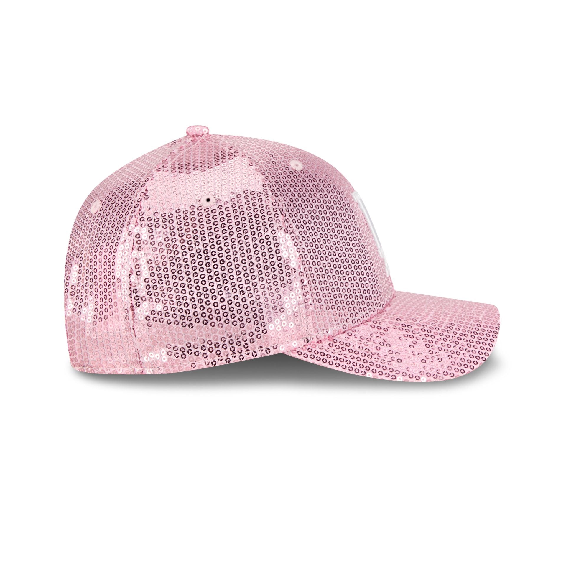 Los Angeles Dodgers Sequin Pink Women's 9FORTY M-Crown Snapback Hat