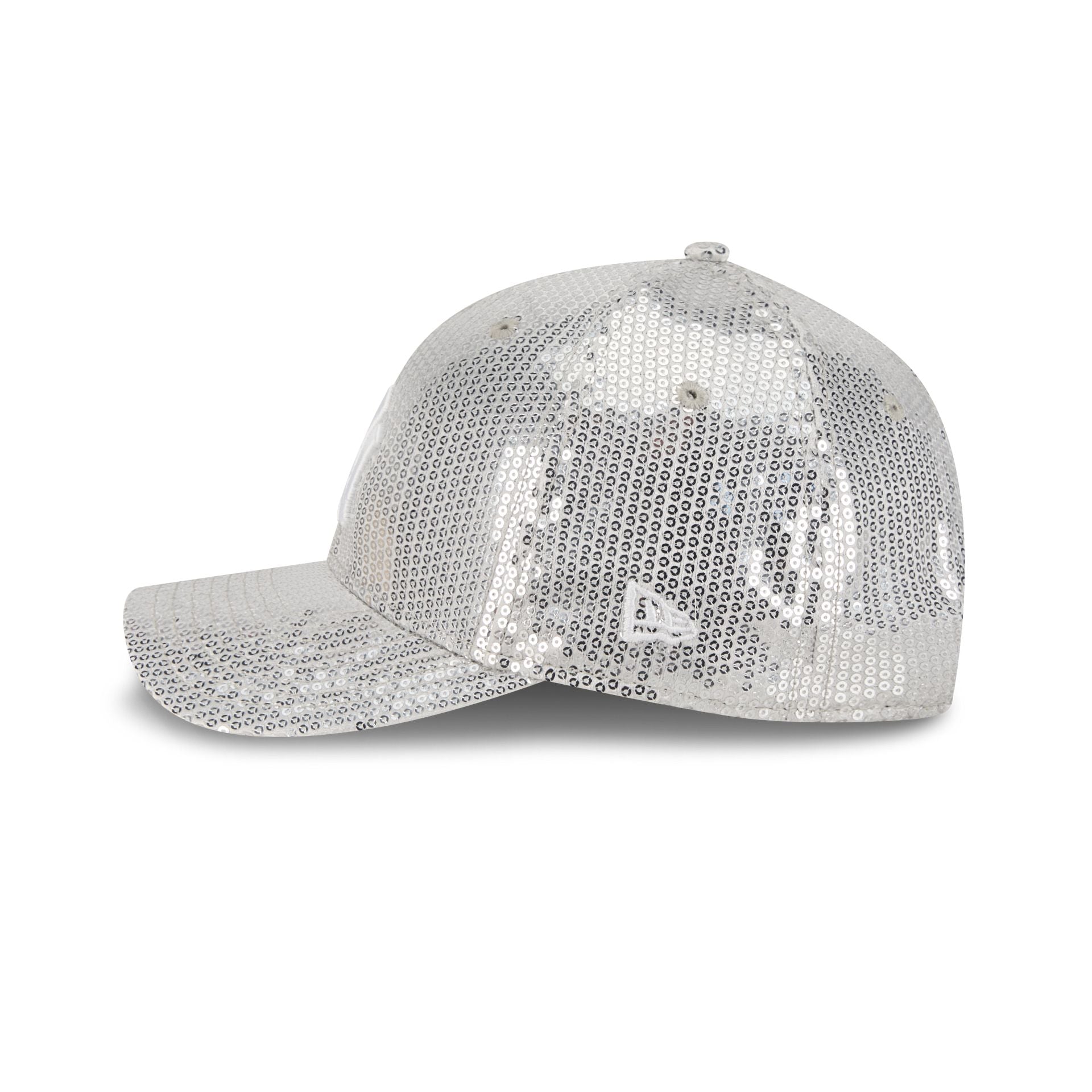 New York Yankees Sequin Gray Women's 9FORTY M-Crown Snapback Hat