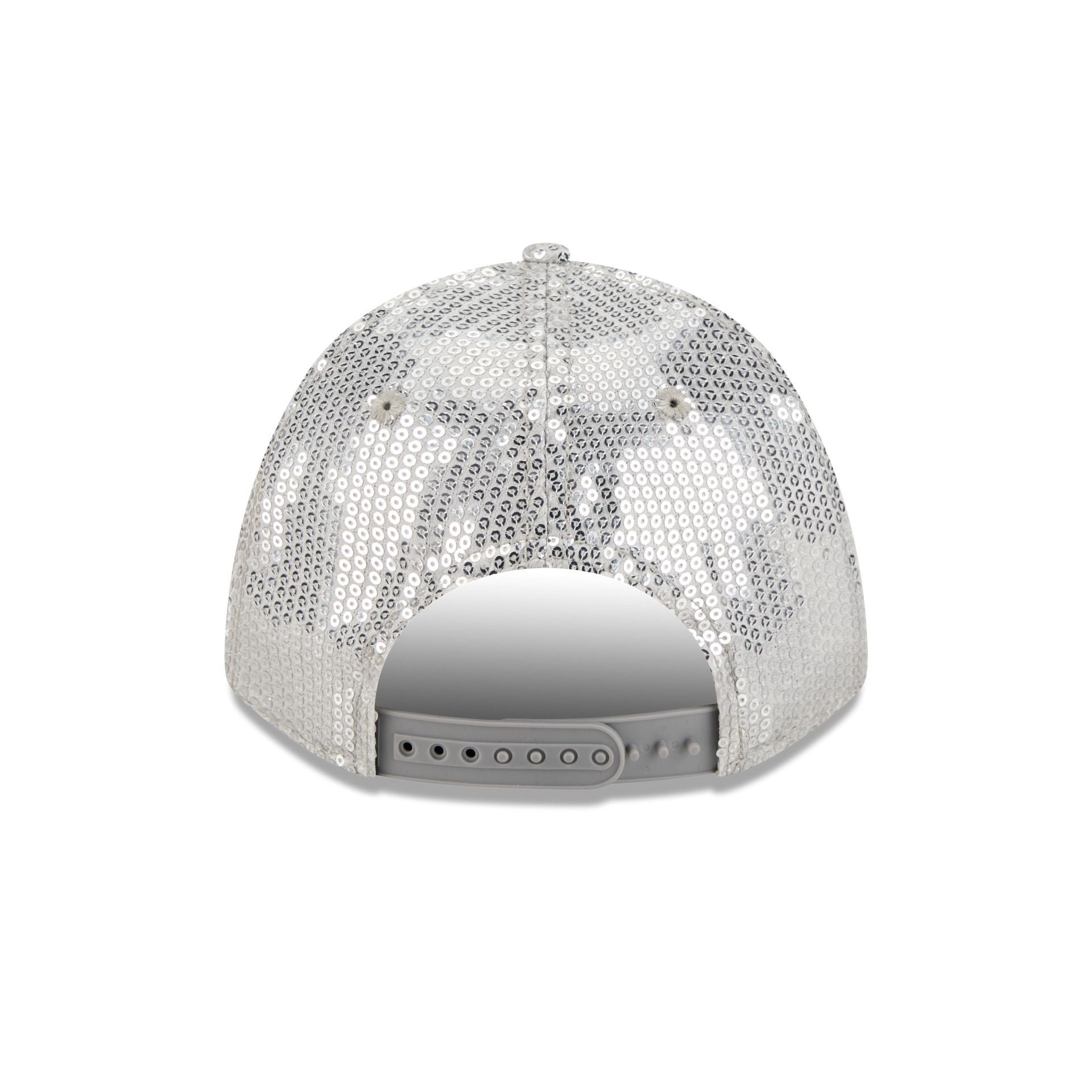 New York Yankees Sequin Gray Women's 9FORTY M-Crown Snapback Hat