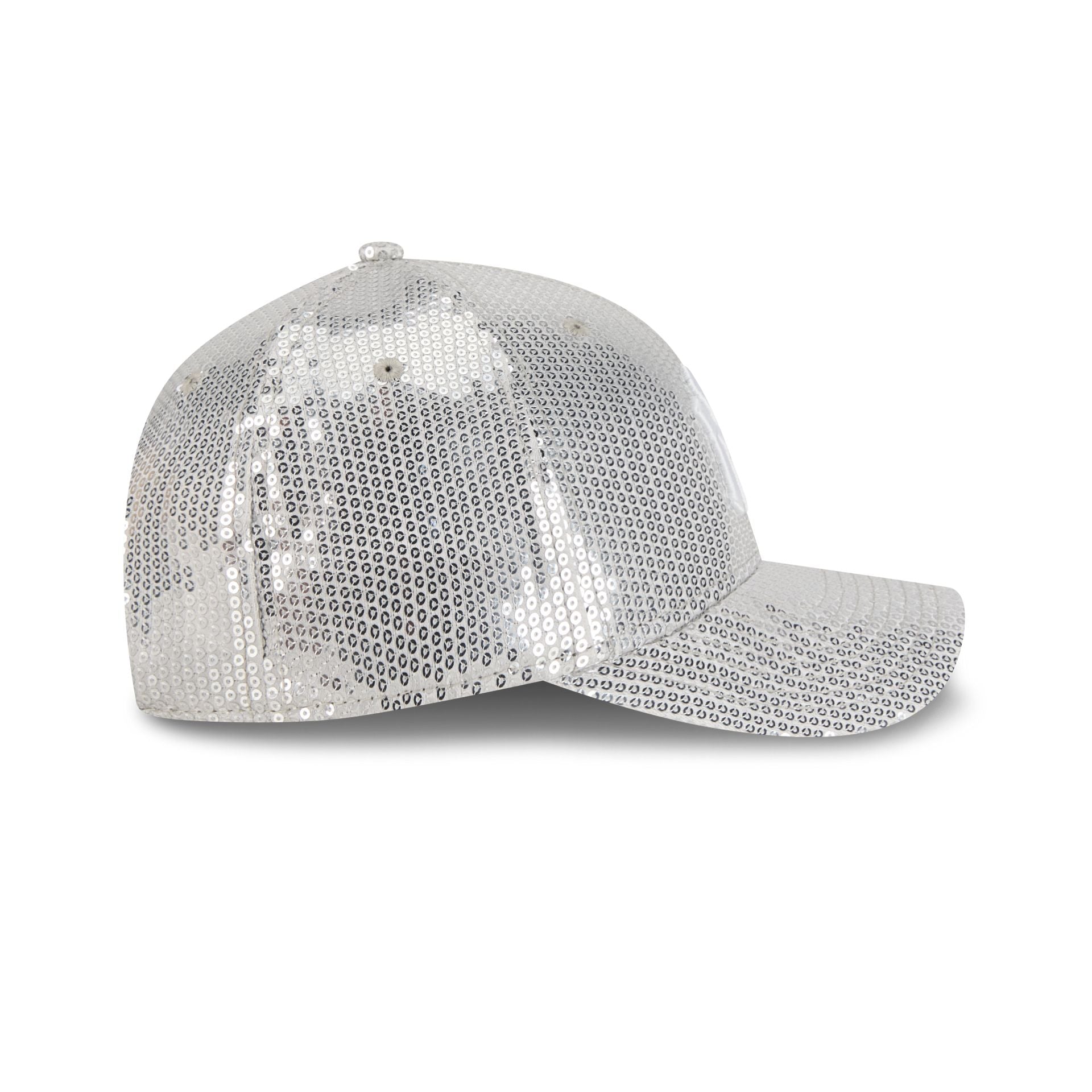 New York Yankees Sequin Gray Women's 9FORTY M-Crown Snapback Hat